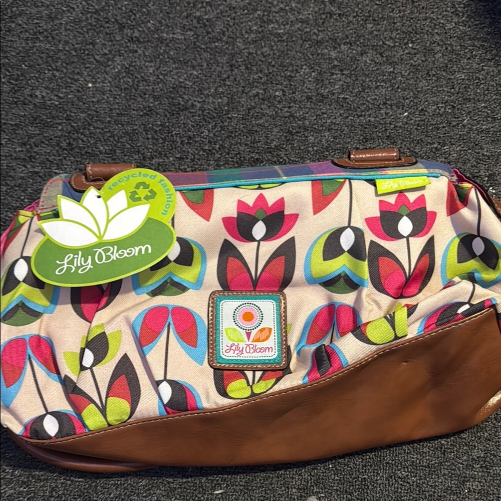 Lily Bloom Multicolor Floral Women's Bag